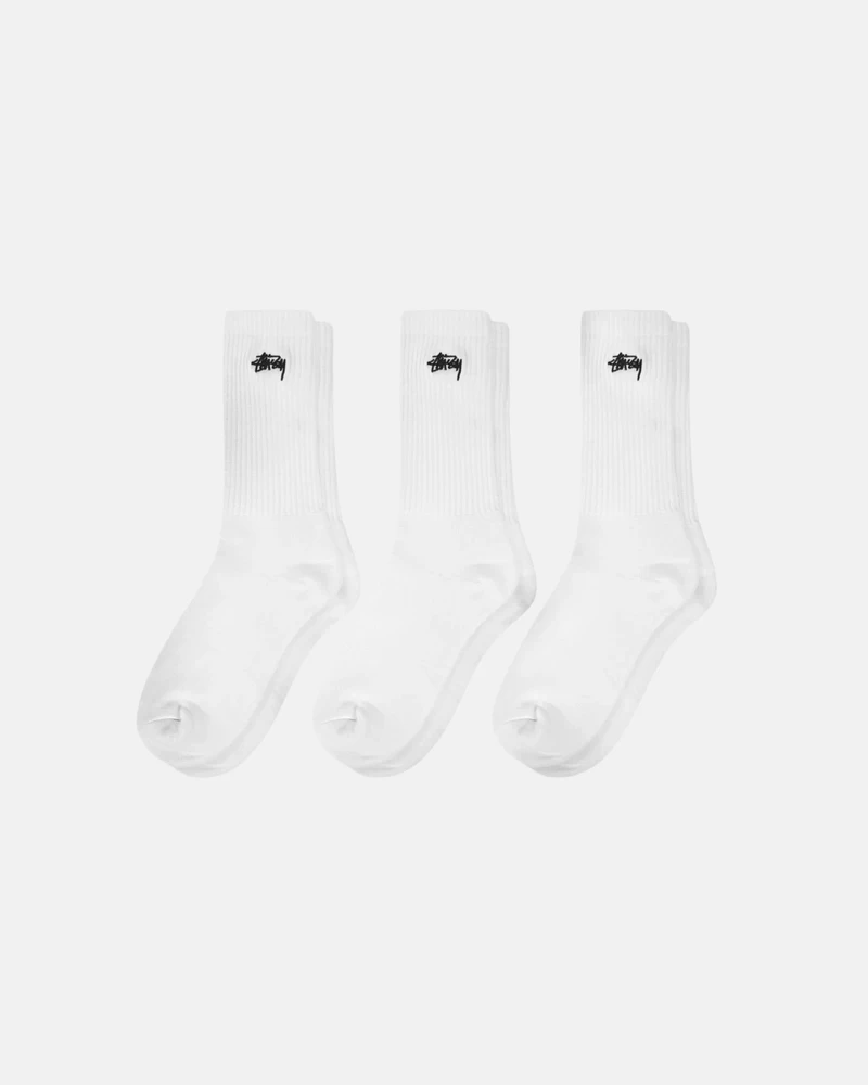 Stussy STOCK CREW SOCKS 3 PACK