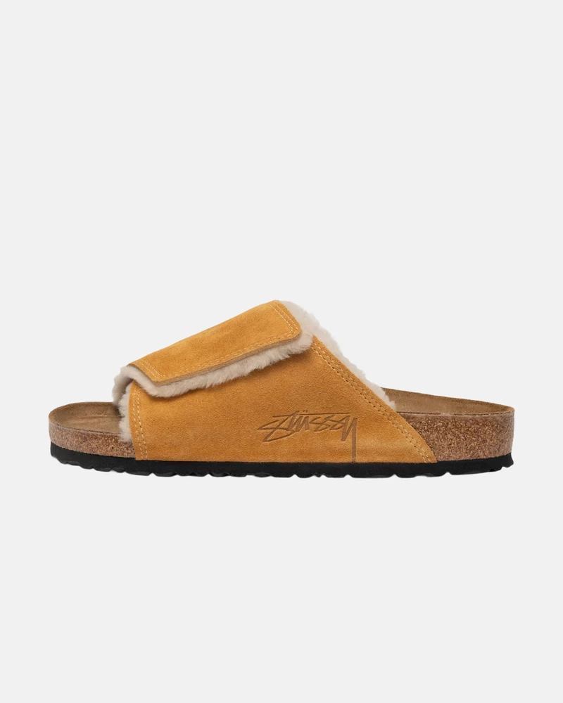 Stussy STÜSSY & BIRKENSTOCK SOLANA SHEARLING SLIDE