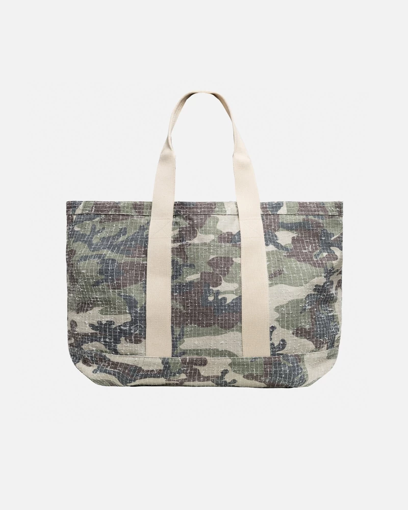 Stussy NEEDLE PUNCH XL TOTE BAG