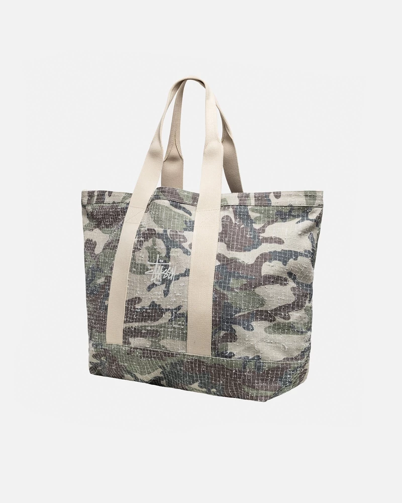 Stussy NEEDLE PUNCH XL TOTE BAG