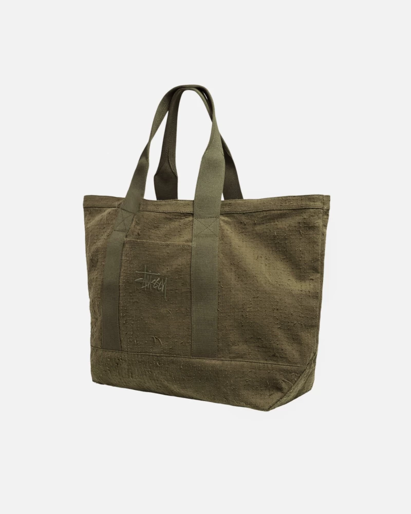 Stussy NEEDLE PUNCH XL TOTE BAG