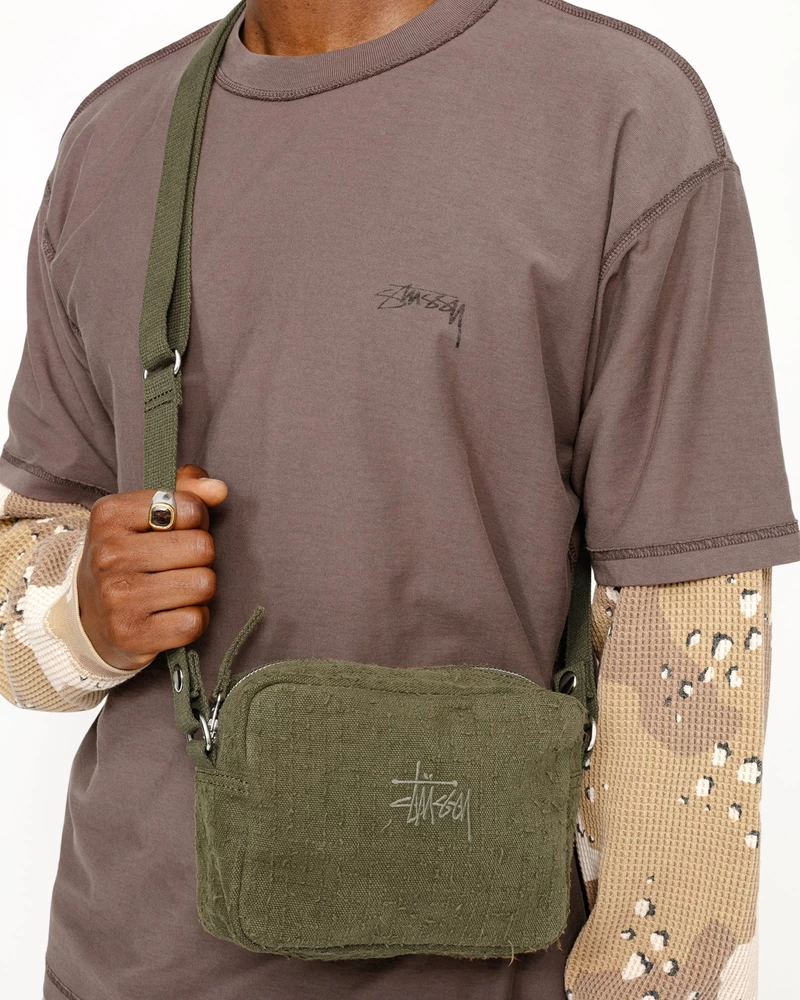 Stussy NEEDLE PUNCH SIDE POUCH