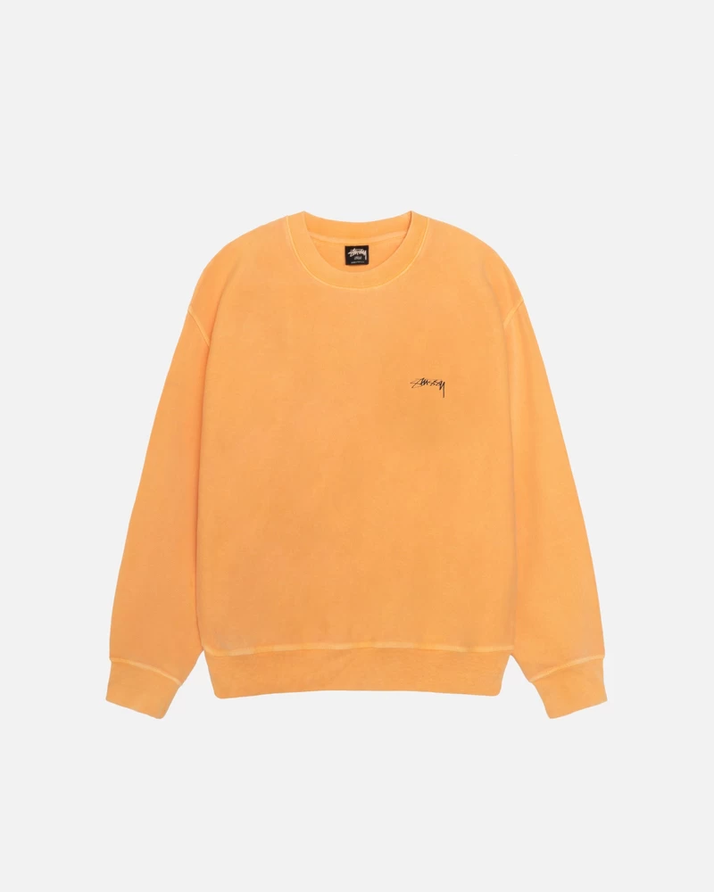 Stussy SMOOTH STOCK CREW PIGMENT DYED