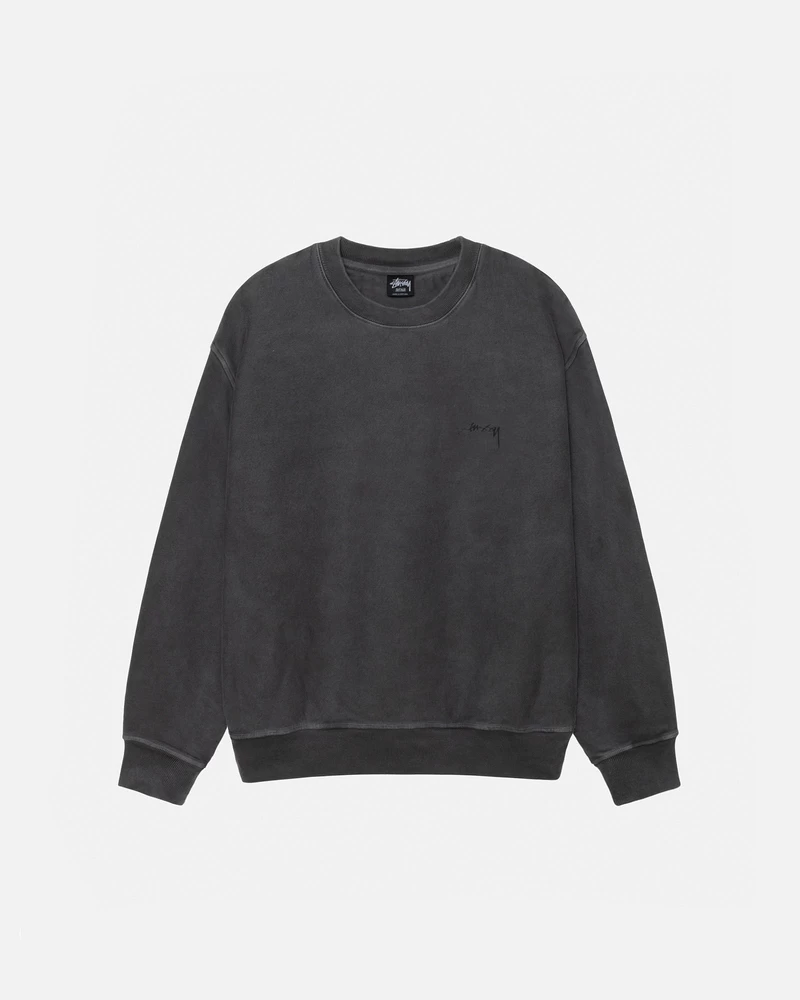 Stussy SMOOTH STOCK CREW PIGMENT DYED