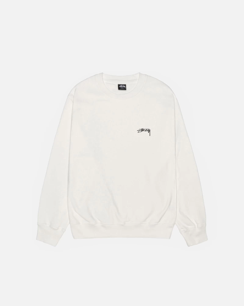 Stussy SMOOTH STOCK CREW PIGMENT DYED