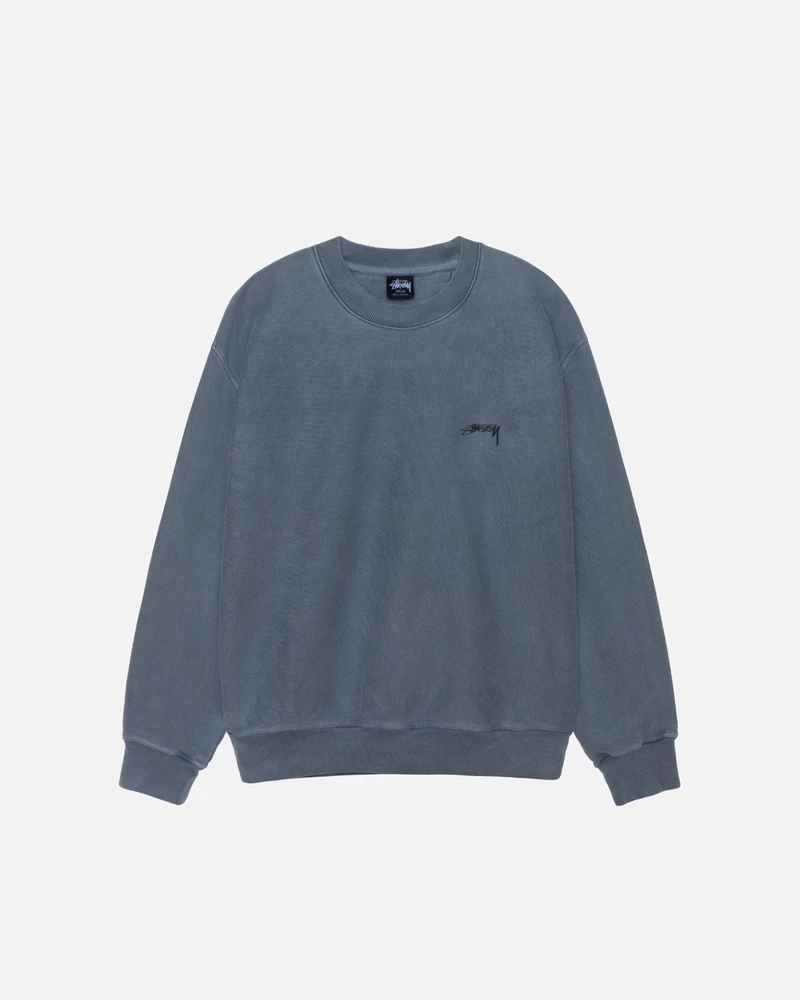 Stussy SMOOTH STOCK CREW PIGMENT DYED