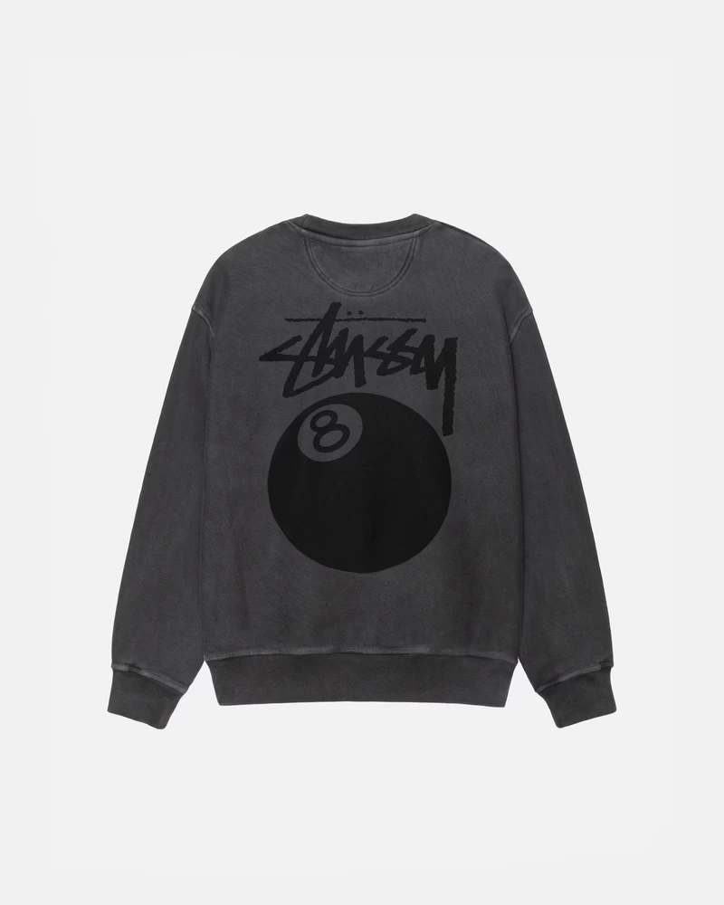 Stussy 8 BALL CREW PIGMENT DYED