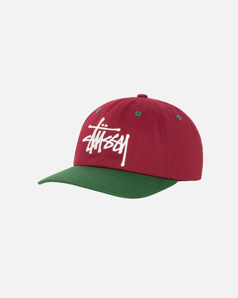 Stussy LOW PROFILE BIG BASIC SNAPBACK