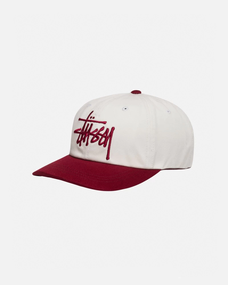 Stussy LOW PROFILE BIG BASIC SNAPBACK