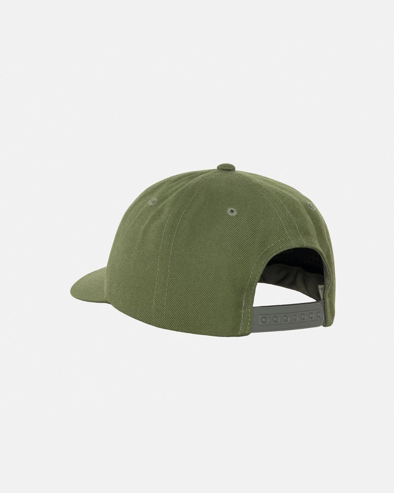 Stussy LOW PROFILE BENT CROWN SNAPBACK