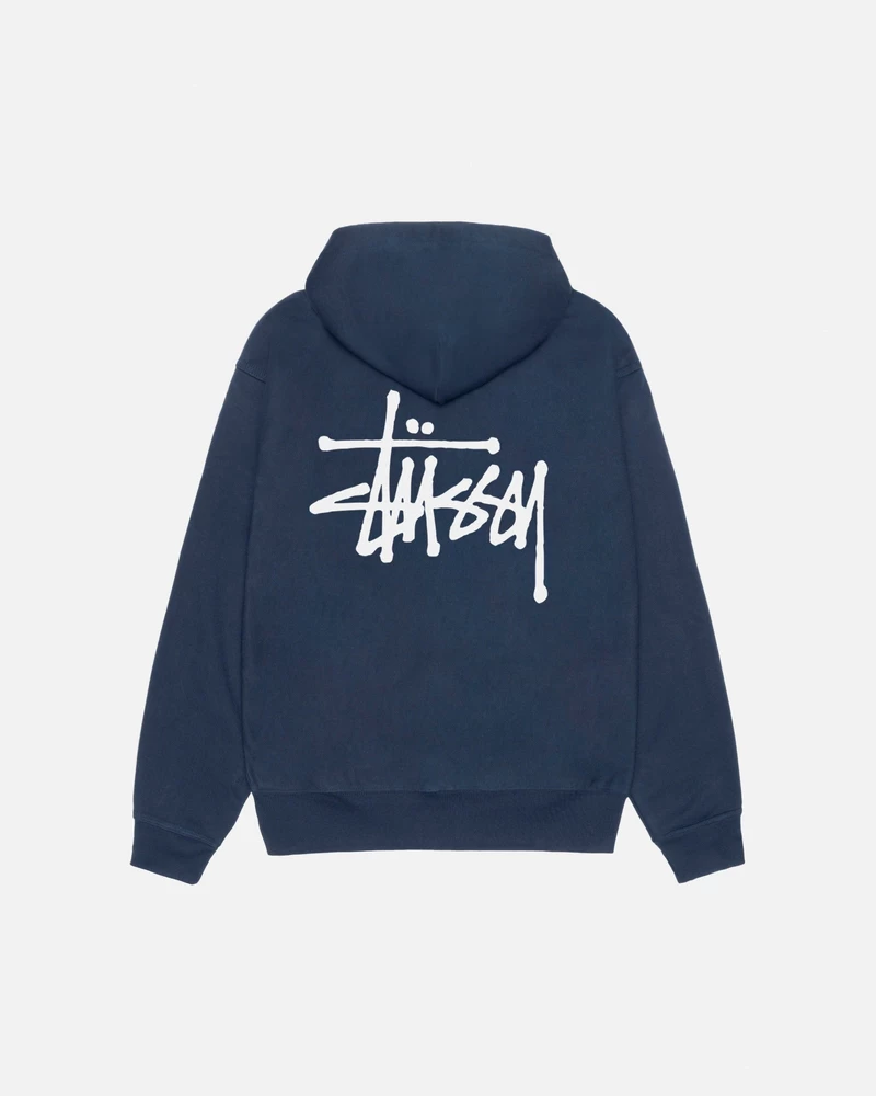 Stussy BASIC STÜSSY ZIP HOODIE