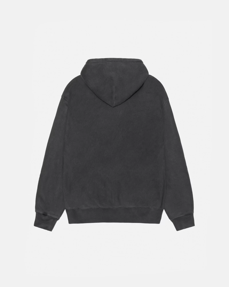 Stussy SMOOTH STOCK ZIP HOODIE PIGMENT DYED