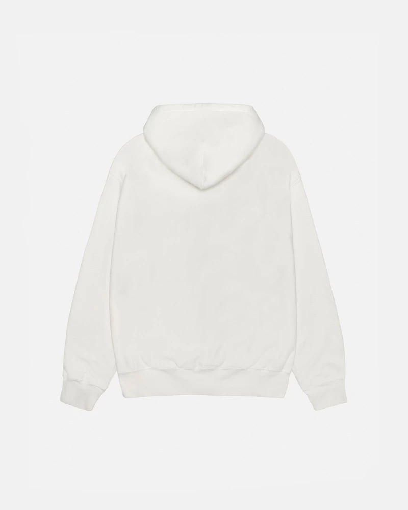 Stussy SMOOTH STOCK ZIP HOODIE PIGMENT DYED