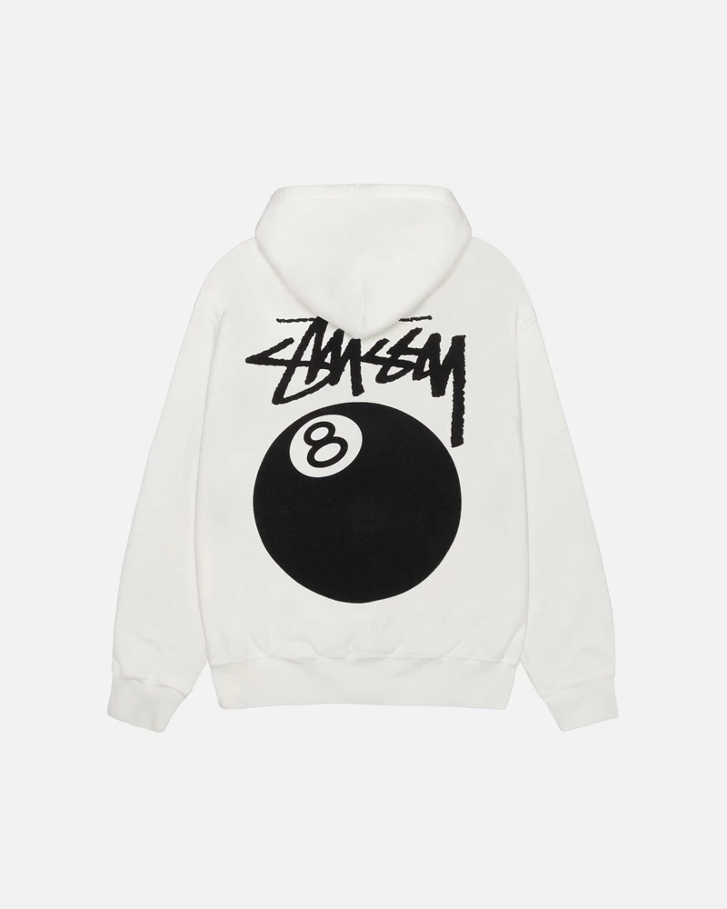 Stussy 8 BALL ZIP HOODIE PIGMENT DYED