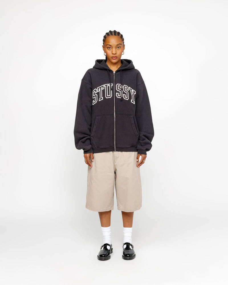 Stussy OUTLINE ZIP HOODIE
