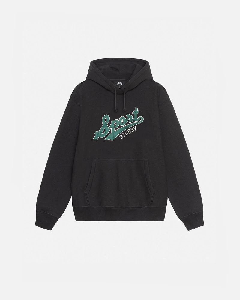 Stussy Satin Patch Oversized Hættetrøje