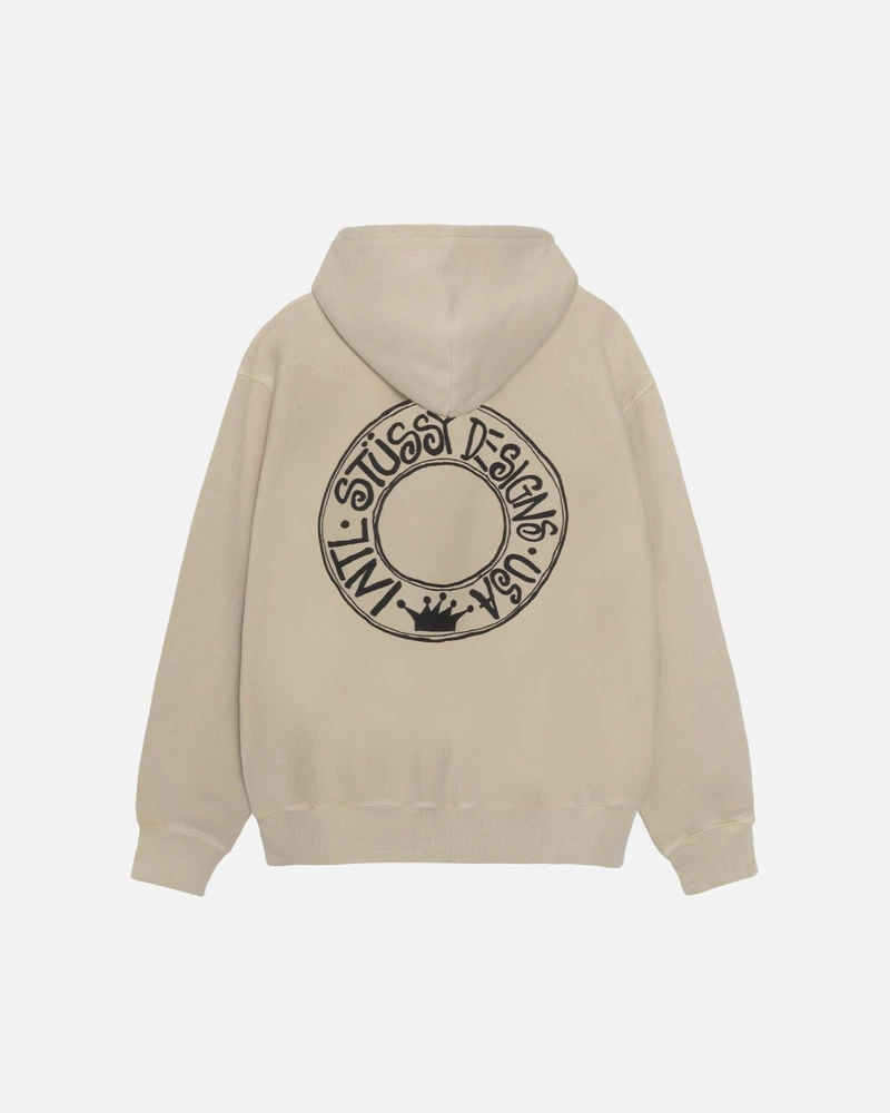 Stussy BUANA ZIP HOODIE PIGMENT DYED