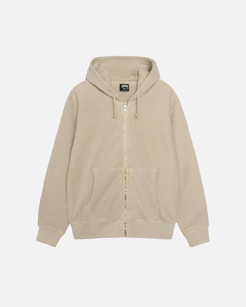Stussy BUANA ZIP HOODIE PIGMENT DYED