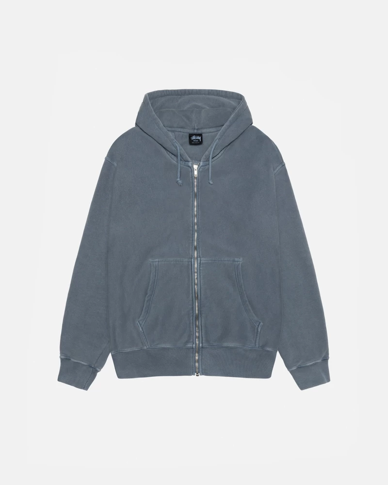 Stussy BUANA ZIP HOODIE PIGMENT DYED