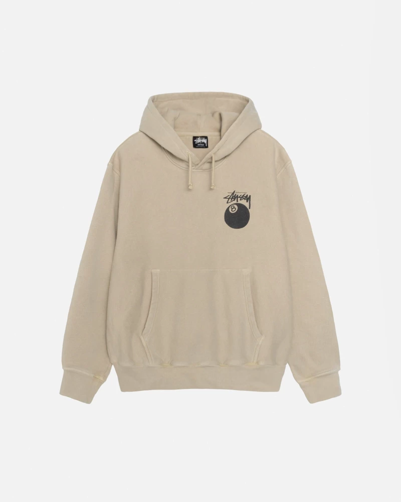 Stussy 8 BALL HOODIE PIGMENT DYED