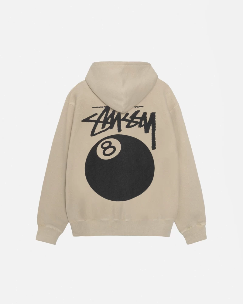 Stussy 8 BALL HOODIE PIGMENT DYED