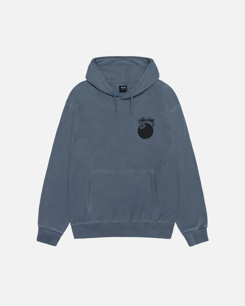 Stussy 8 BALL HOODIE PIGMENT DYED