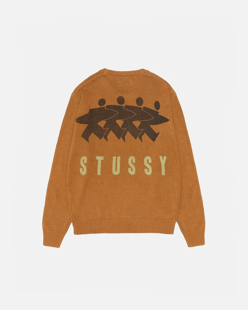 Stussy SURFMAN ICON COTTON LINEN CREW