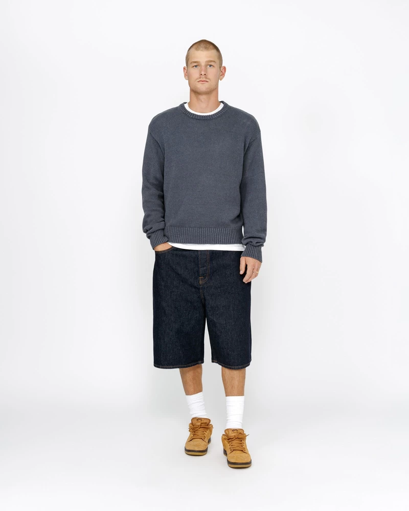 Stussy SURFMAN ICON COTTON LINEN CREW
