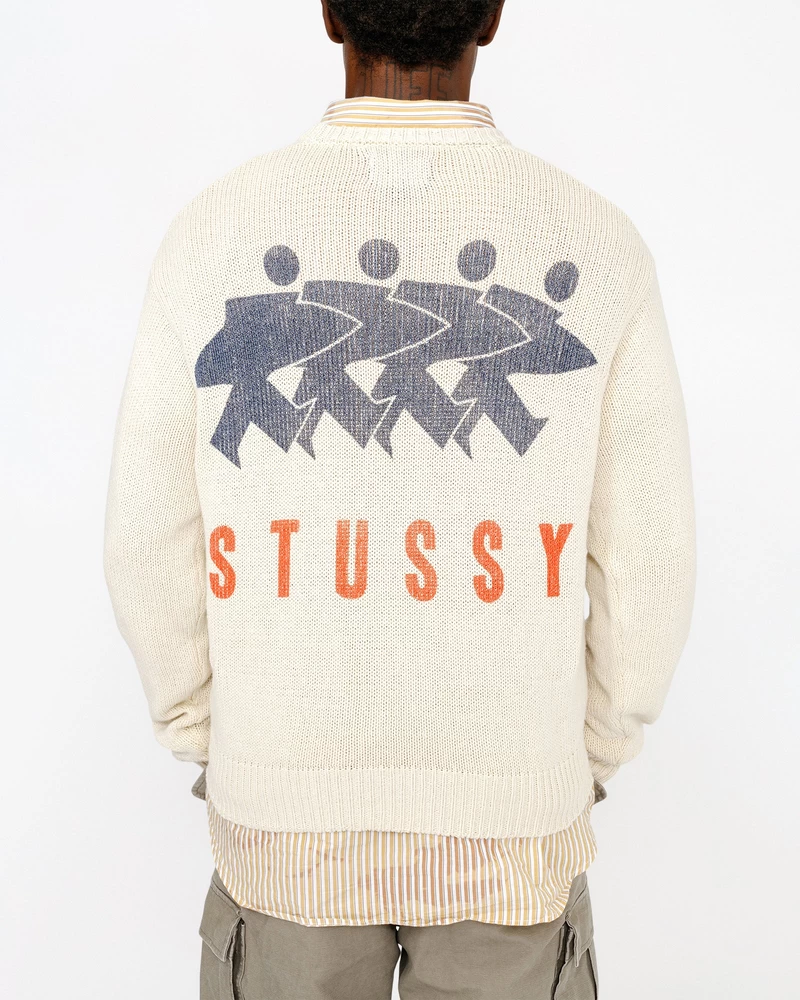 Stussy SURFMAN ICON COTTON LINEN CREW