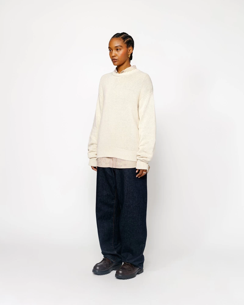 Stussy SURFMAN ICON COTTON LINEN CREW