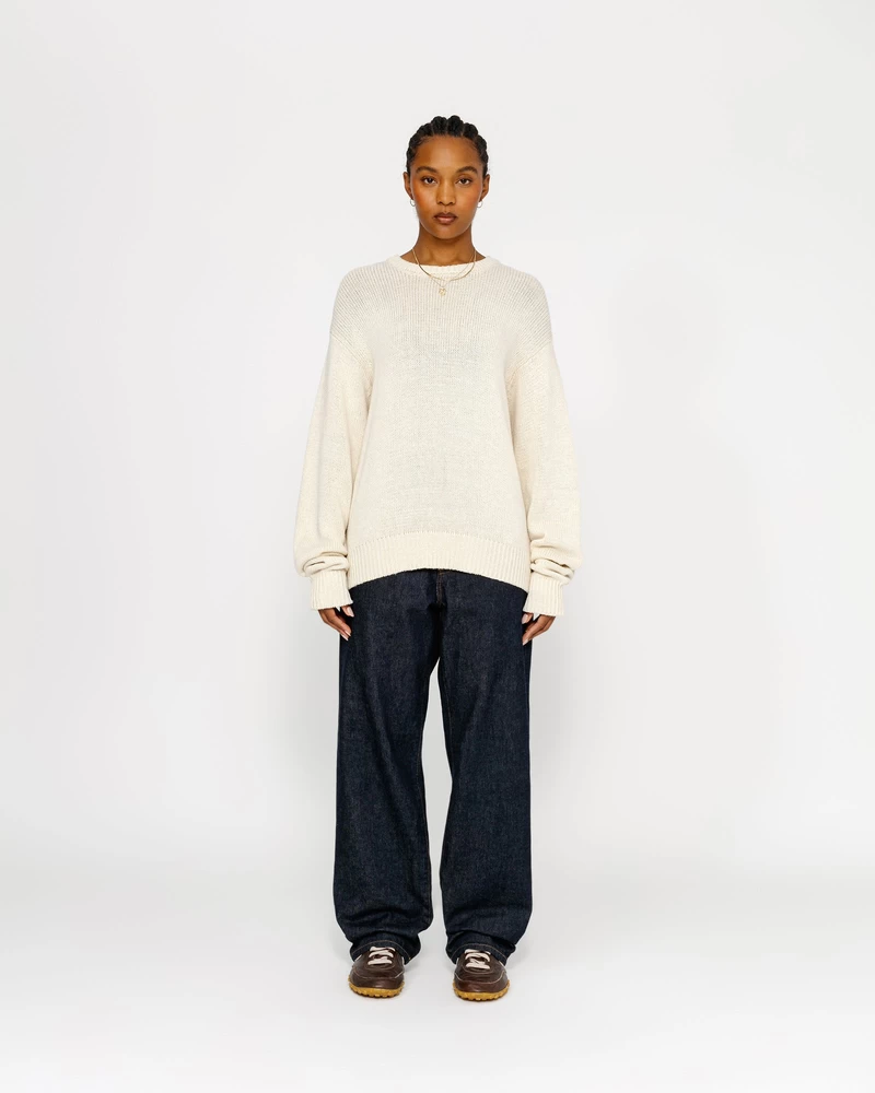 Stussy SURFMAN ICON COTTON LINEN CREW