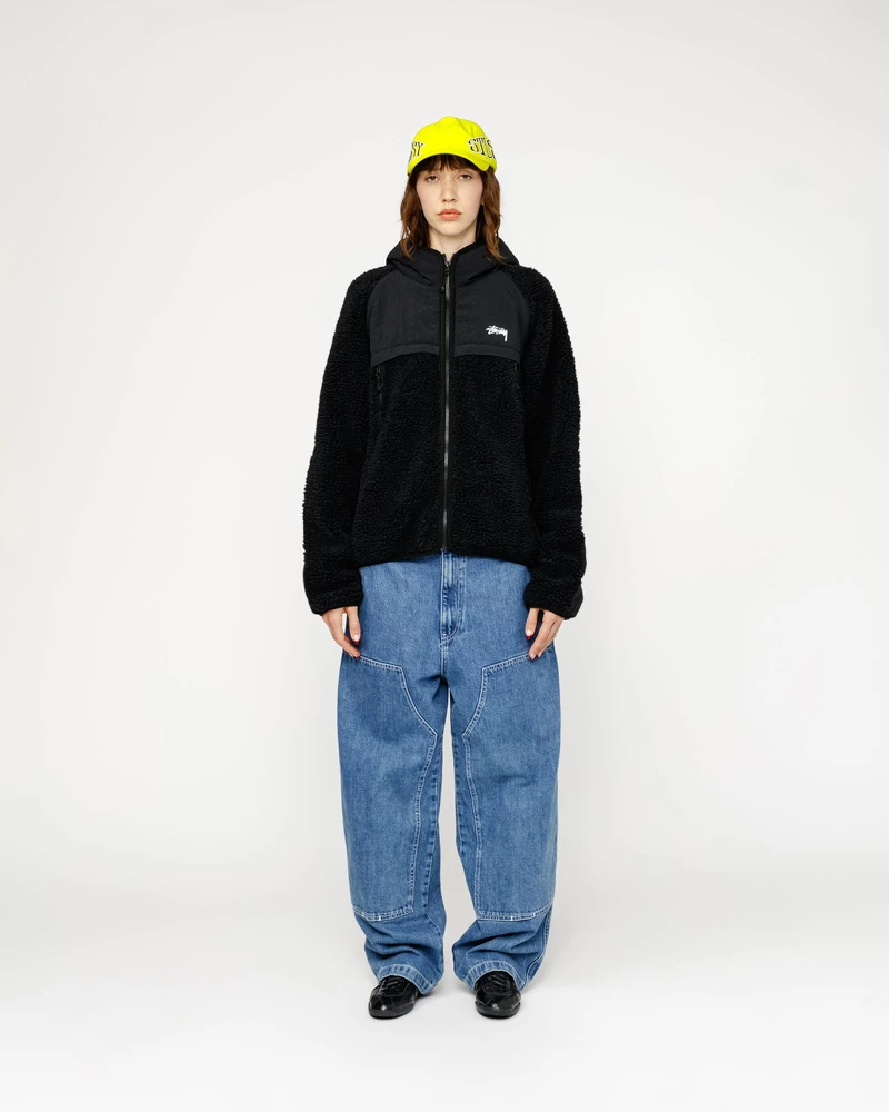Stussy SHERPA PANELED HOODED JACKET