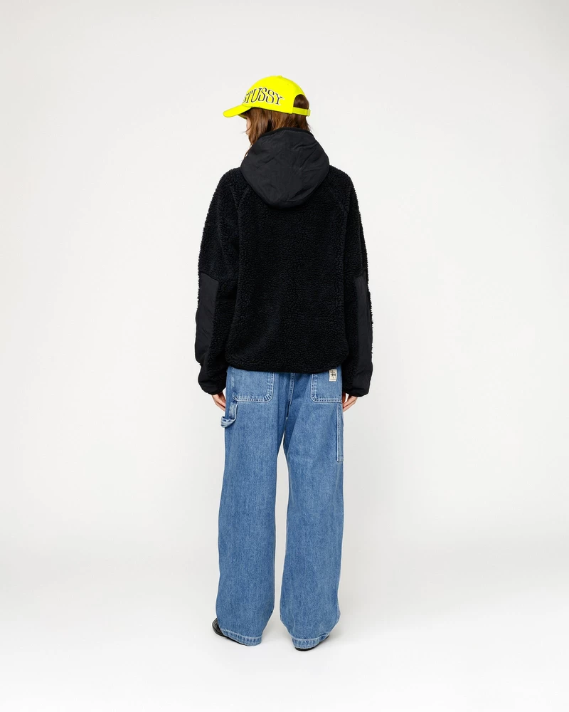 Stussy SHERPA PANELED HOODED JACKET