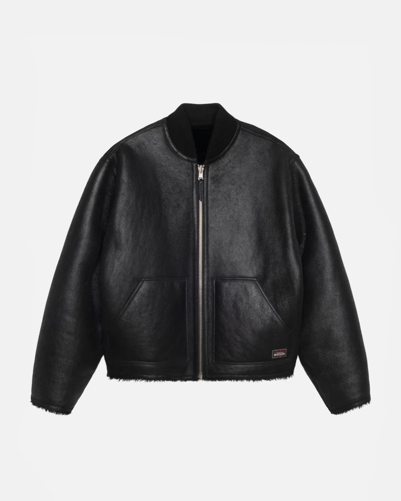 Stussy SHEARLING REVERSIBLE BOMBER