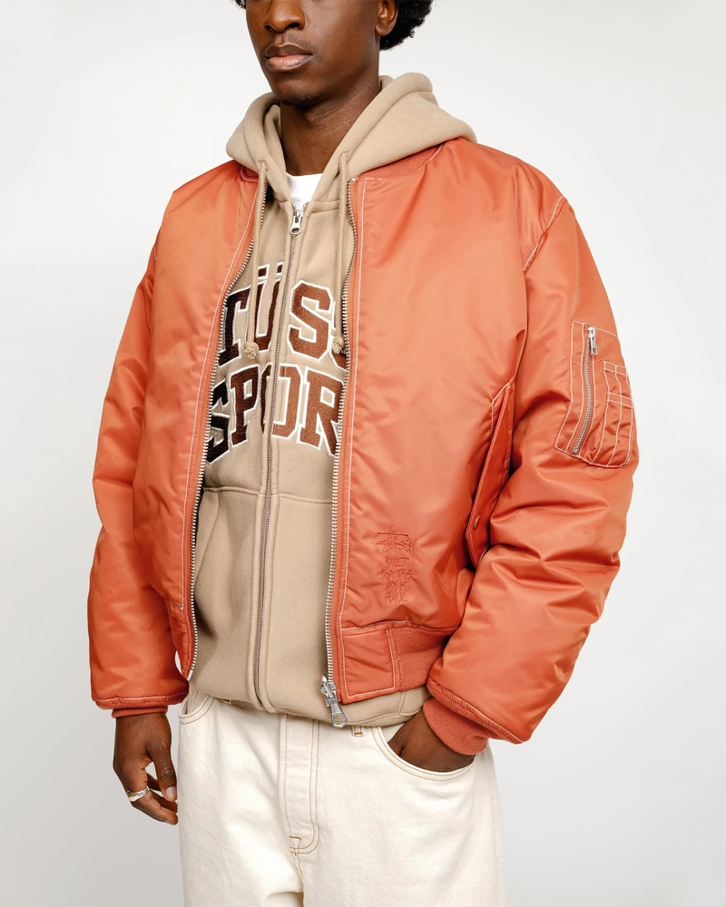 Stussy BUILT REVERSIBLE BOMBER JACKET