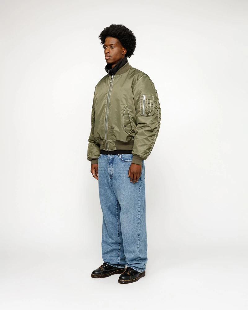 Stussy BUILT REVERSIBLE BOMBER JACKET