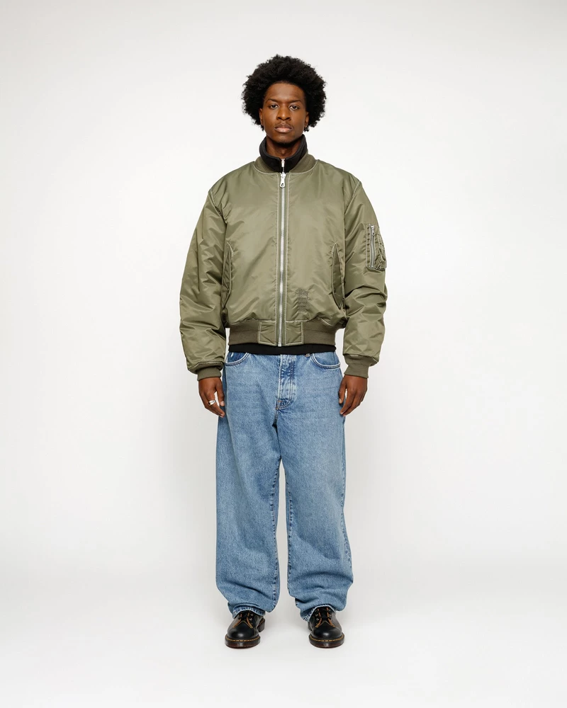 Stussy BUILT REVERSIBLE BOMBER JACKET