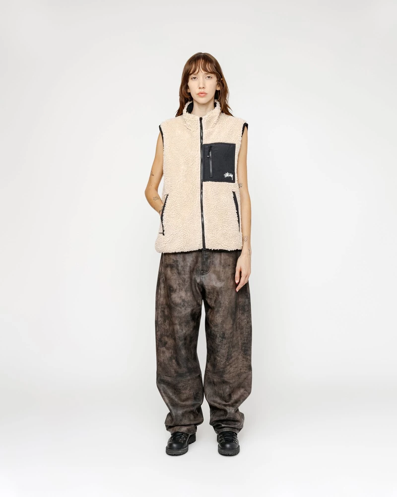 Stussy SHERPA REVERSIBLE VEST