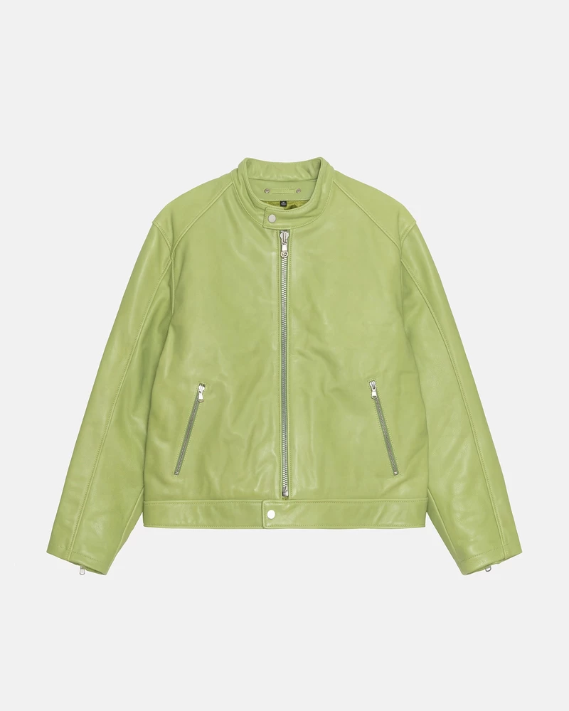 Stussy Cafe Racer Lederjacke