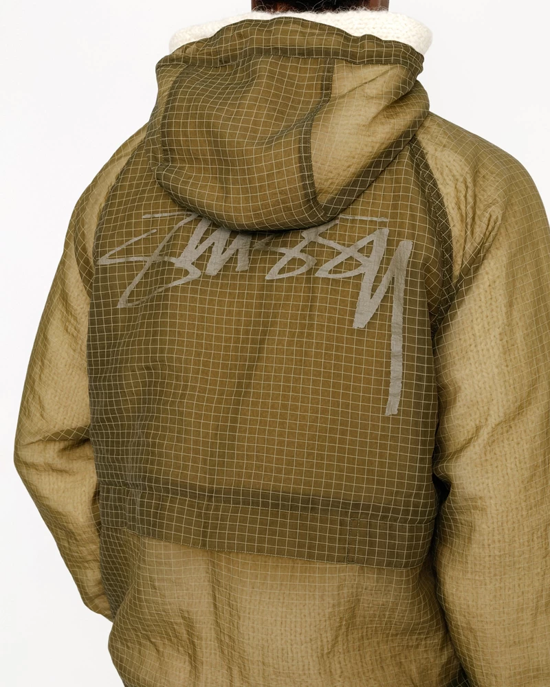 Stussy BEACH SHELL TRANSPARENT RIPSTOP