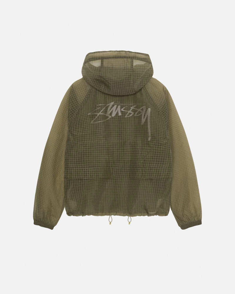 Stussy BEACH SHELL TRANSPARENT RIPSTOP