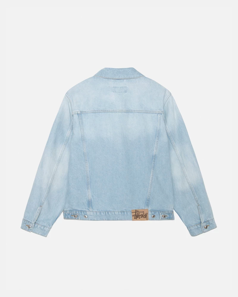 Stussy TRUCKER JACKET DENIM