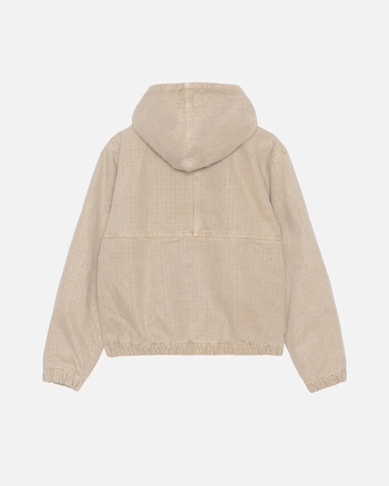 Stussy WORK JACKET CANVAS NEEDLE PUNCH
