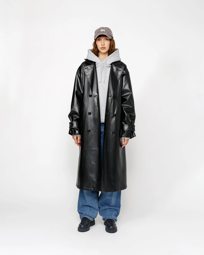 Stussy DOUBLE BREASTED TRENCH