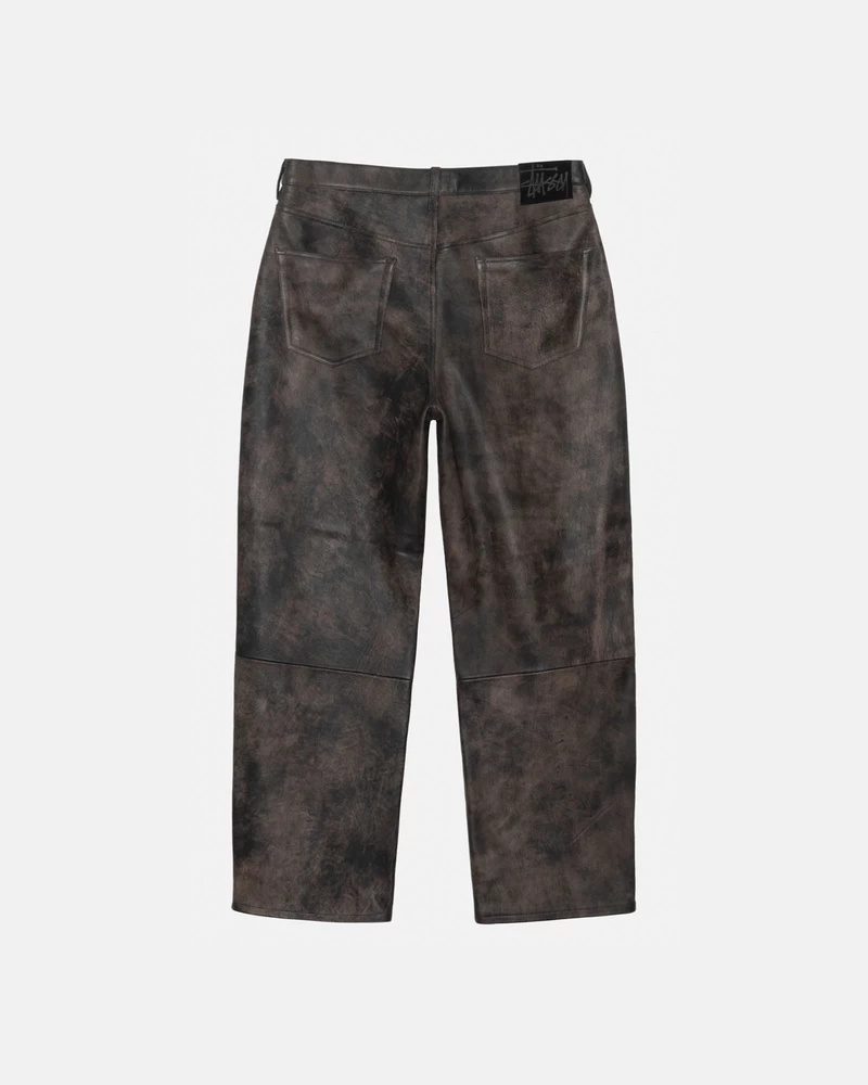 Stussy BIG OL' JEAN STONEWASHED LEATHER
