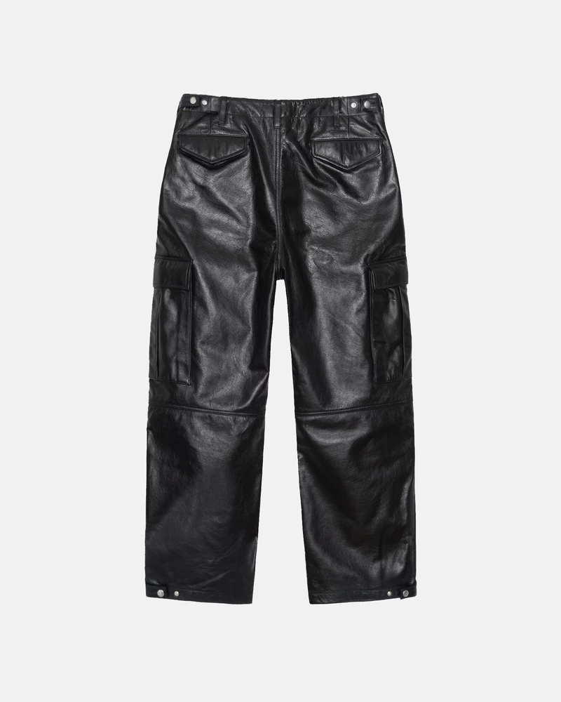 Stussy MILITARY CARGO LEATHER PANT