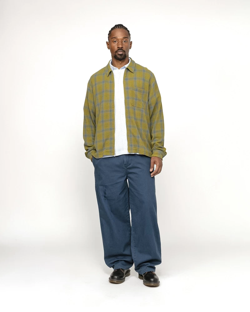 Stussy Lynlås Skjorte Snoet Garn Plaid