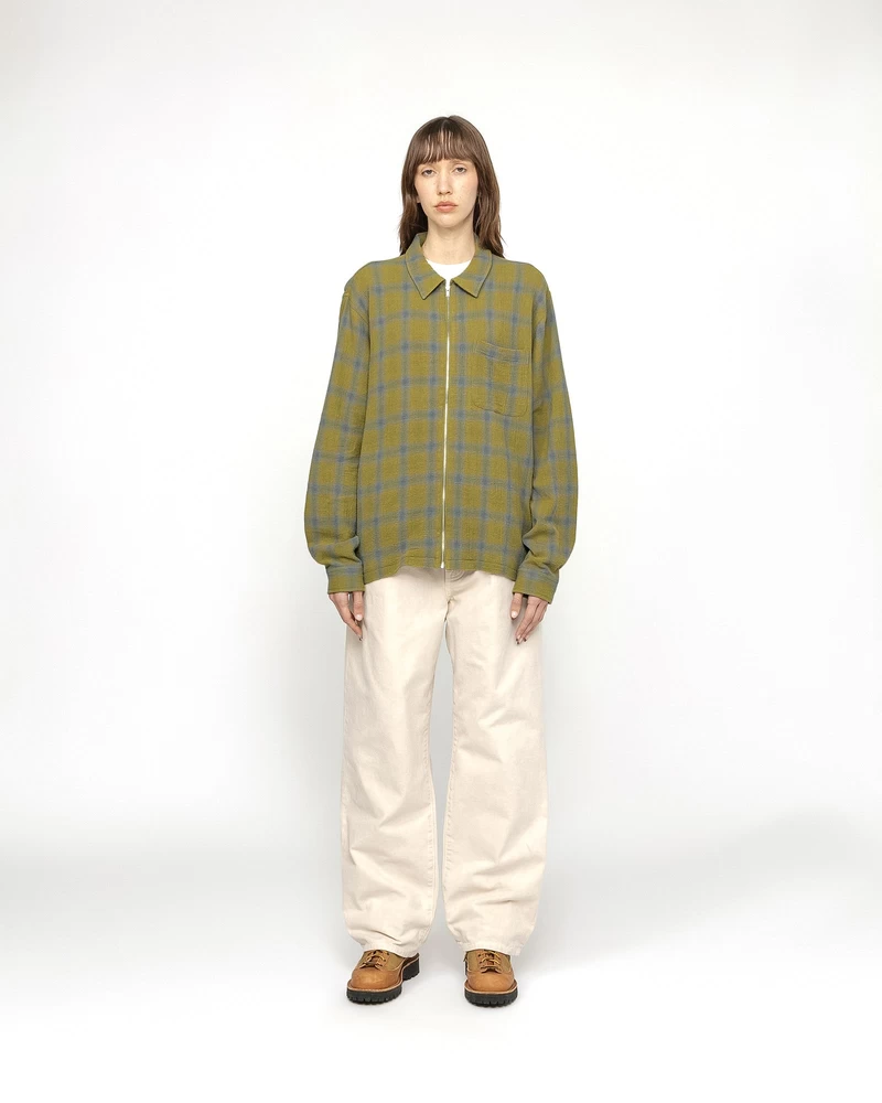 Stussy Lynlås Skjorte Snoet Garn Plaid