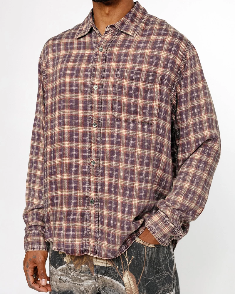 Stussy MATTHEW SHIRT PRINTED PLAID