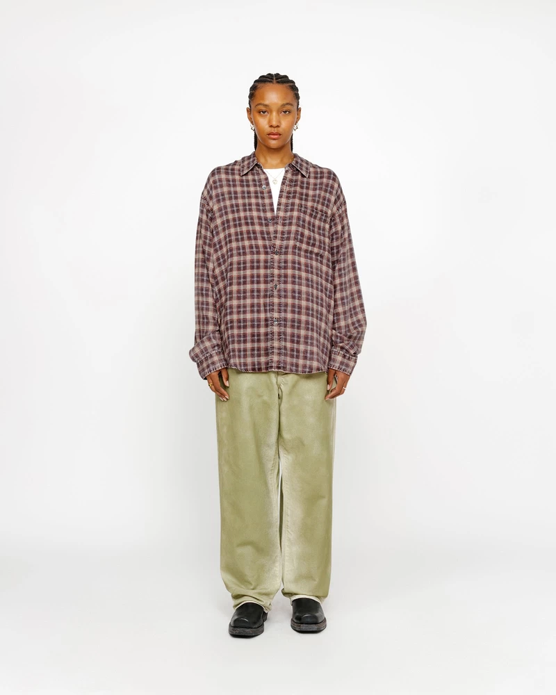 Stussy MATTHEW SHIRT PRINTED PLAID
